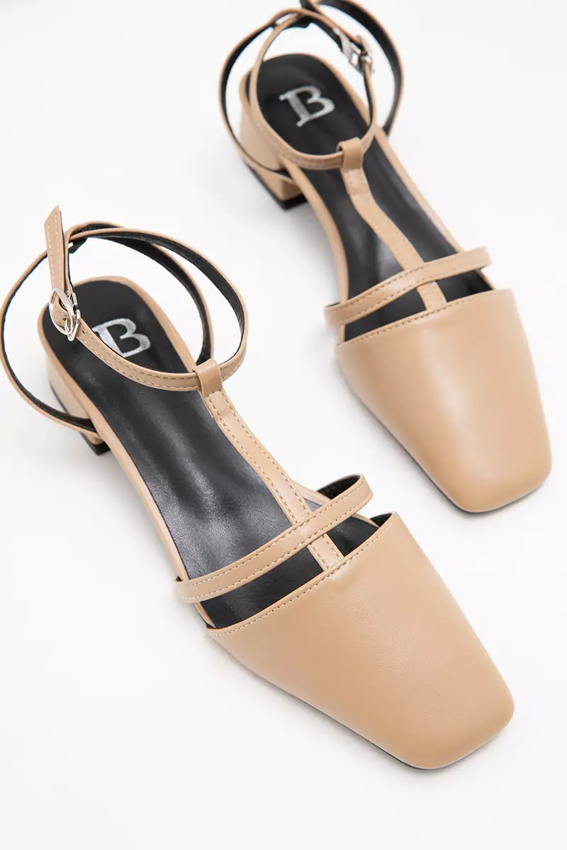 Jetta T Bar Heels Khaki