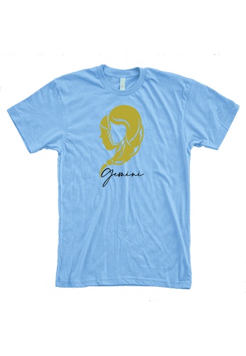MRL Prints blue Zodiac Sign Gemini T-Shirt Customized 60233AA0F420F3GS_1