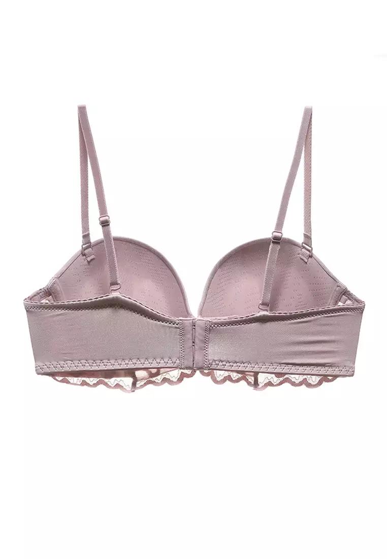 LMZ2420 Lady Sexy Lace Bra-Purple