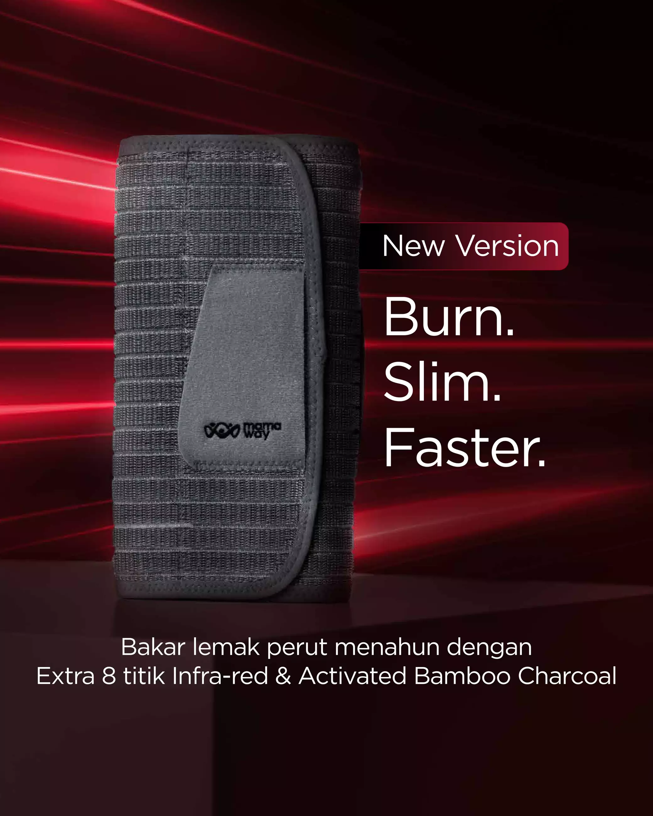 Mamaway Nano Bamboo Postnatal Belly Band Corset Grey - Korset Pasca Melahirkan (Abu)