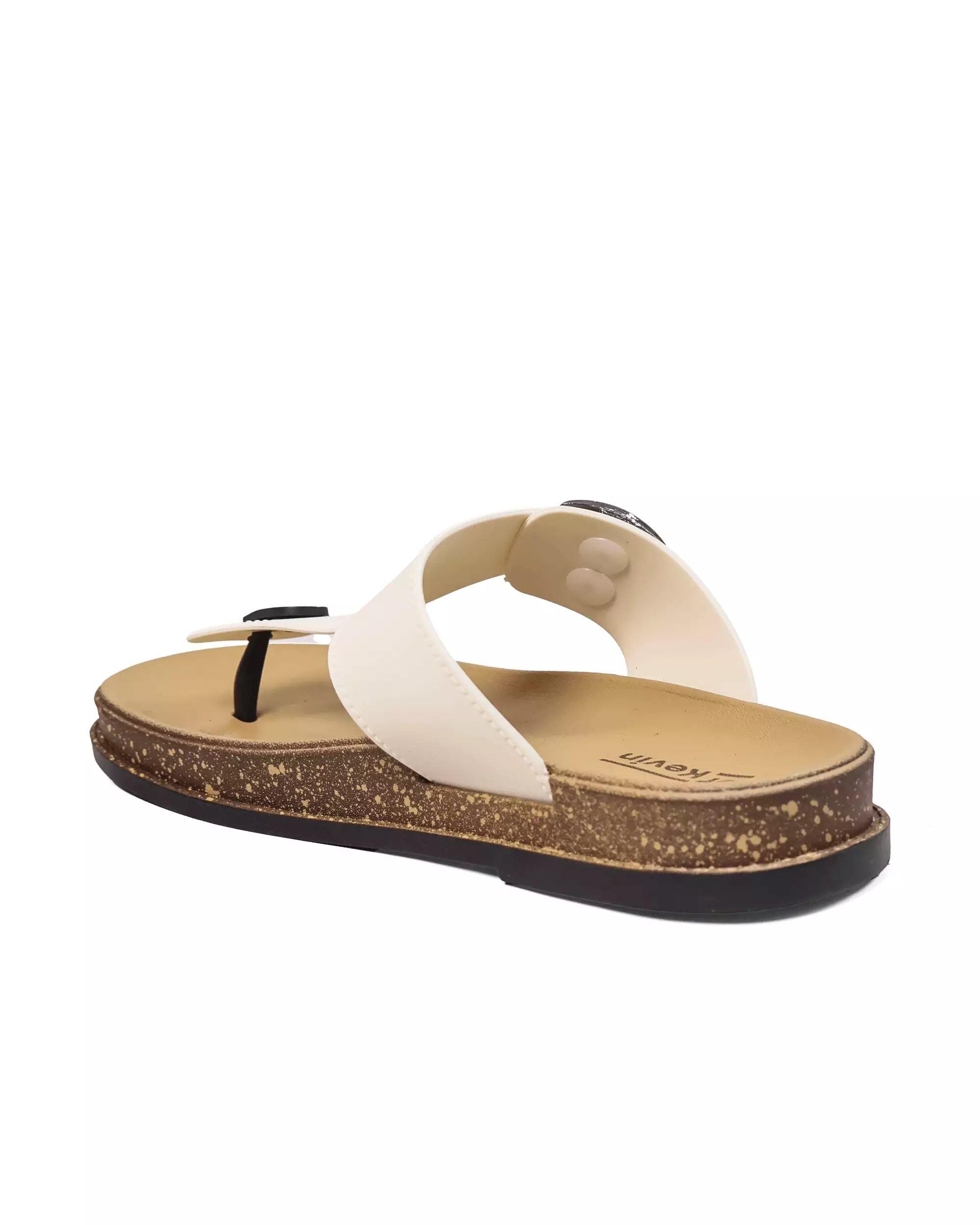 Dr. Kevin Sandal Japit Jepit Wanita Hak Rata Tinggi Flat Sandals 571-137