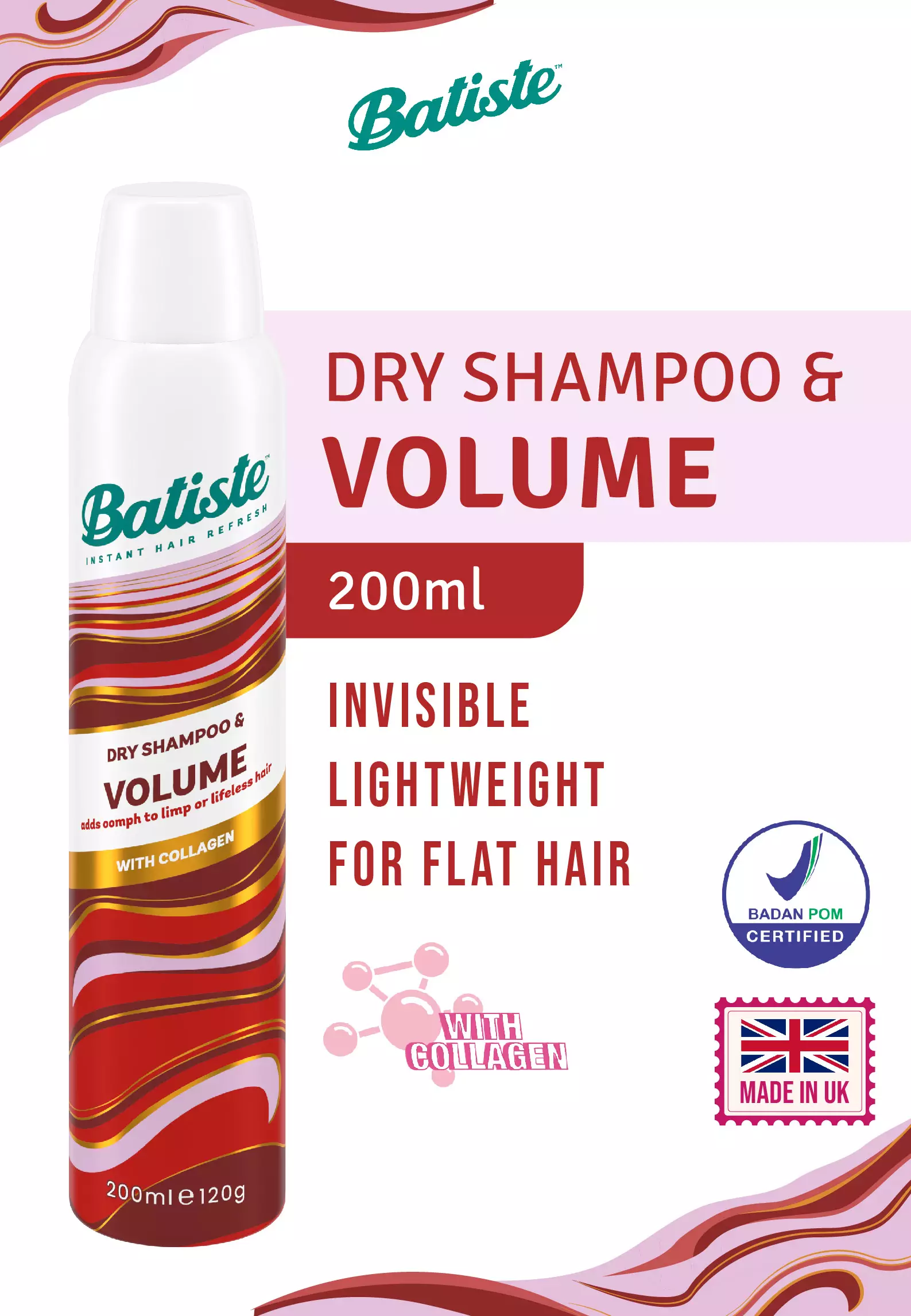 Batiste Benefit Dry Shampoo & Volume 200ml