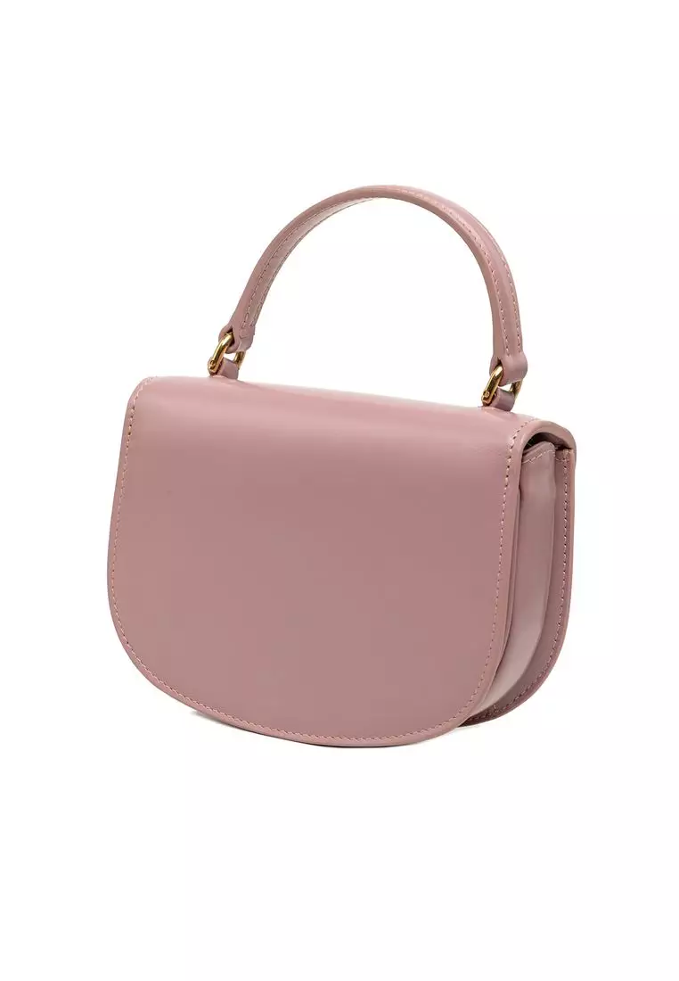 Pre-Loved Celine Mini Shiny Calfskin Besace Clea Satchel