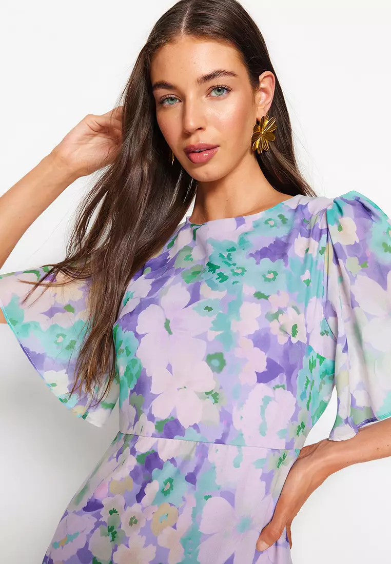 Floral Print Woven Dress