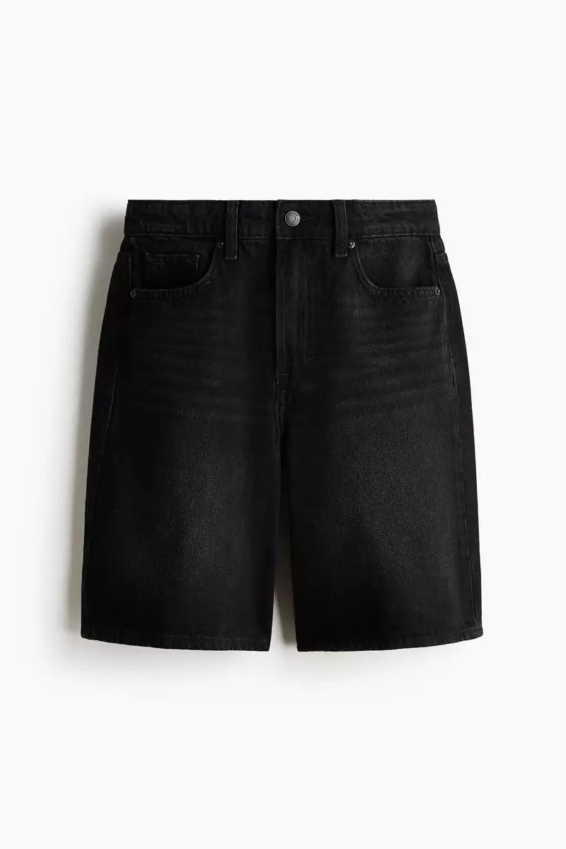 Denim Bermuda shorts