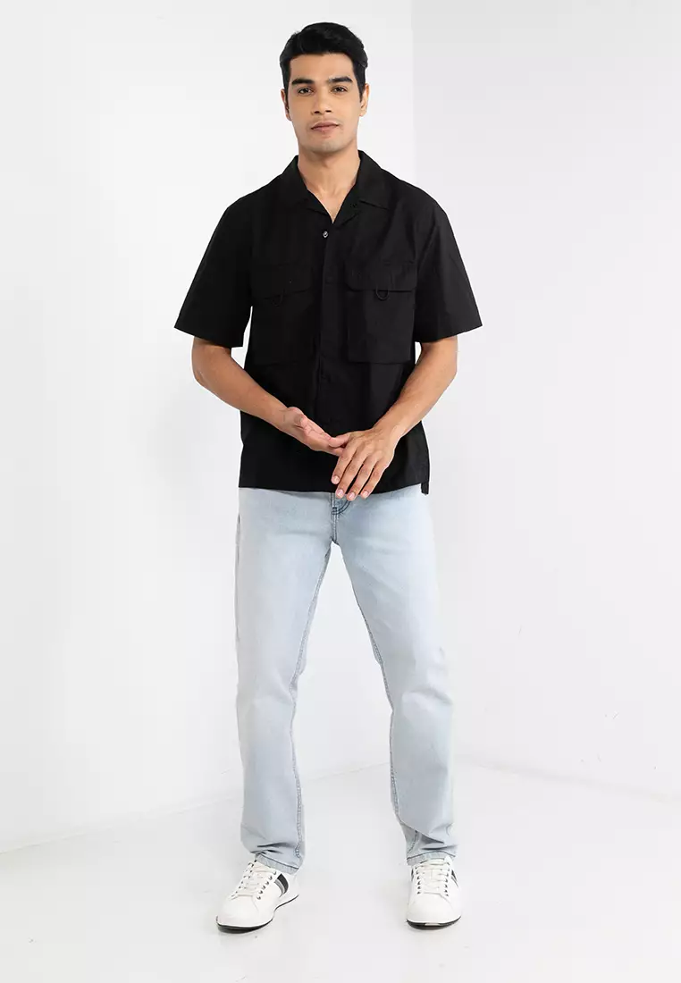 Calvin klein short clearance sleeve shirt