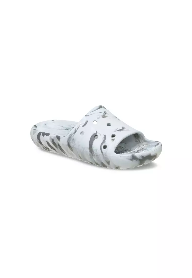 Discount on Crocs  shoes - SKU: Classic Marbled Slide 2 in Moonlight Multi