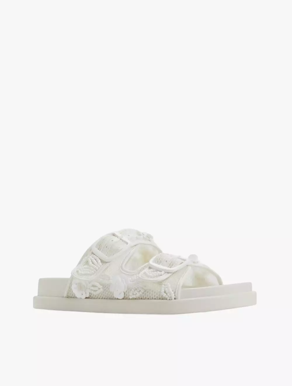 ALDO Devanassi Women's Footbed Sandals - White/Bone