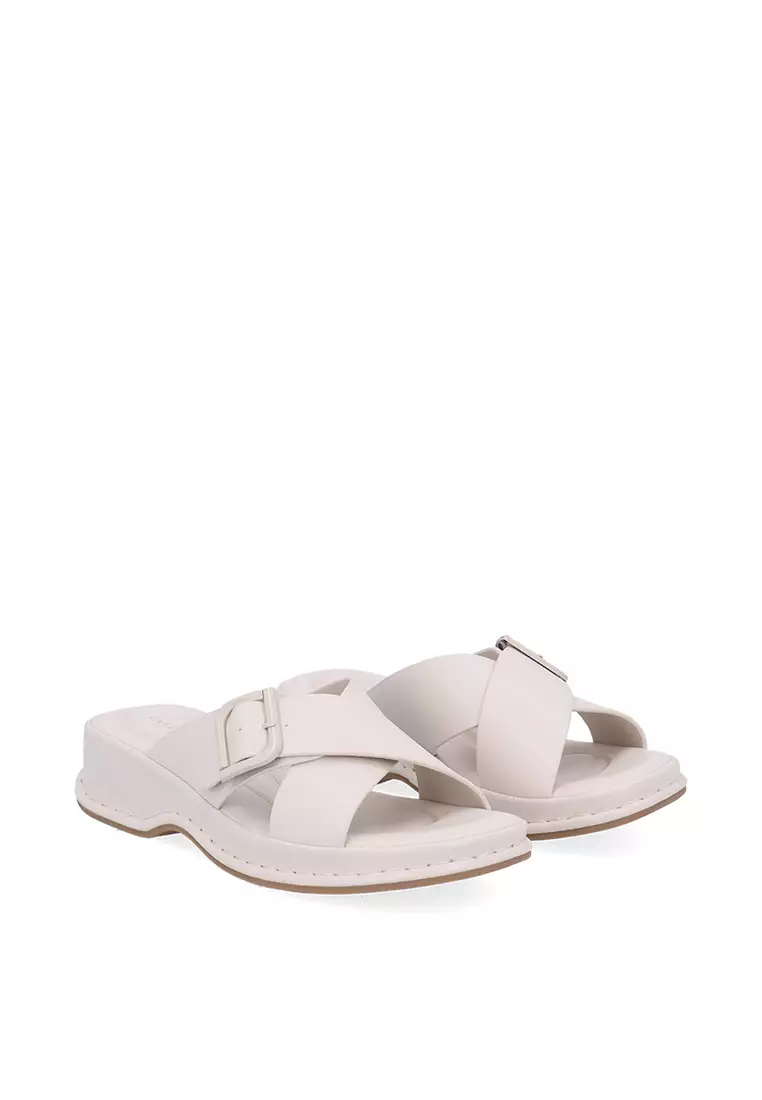 Beige CR Juno Cross Sandals