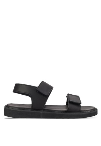 Double Strap Sandals With Velcro