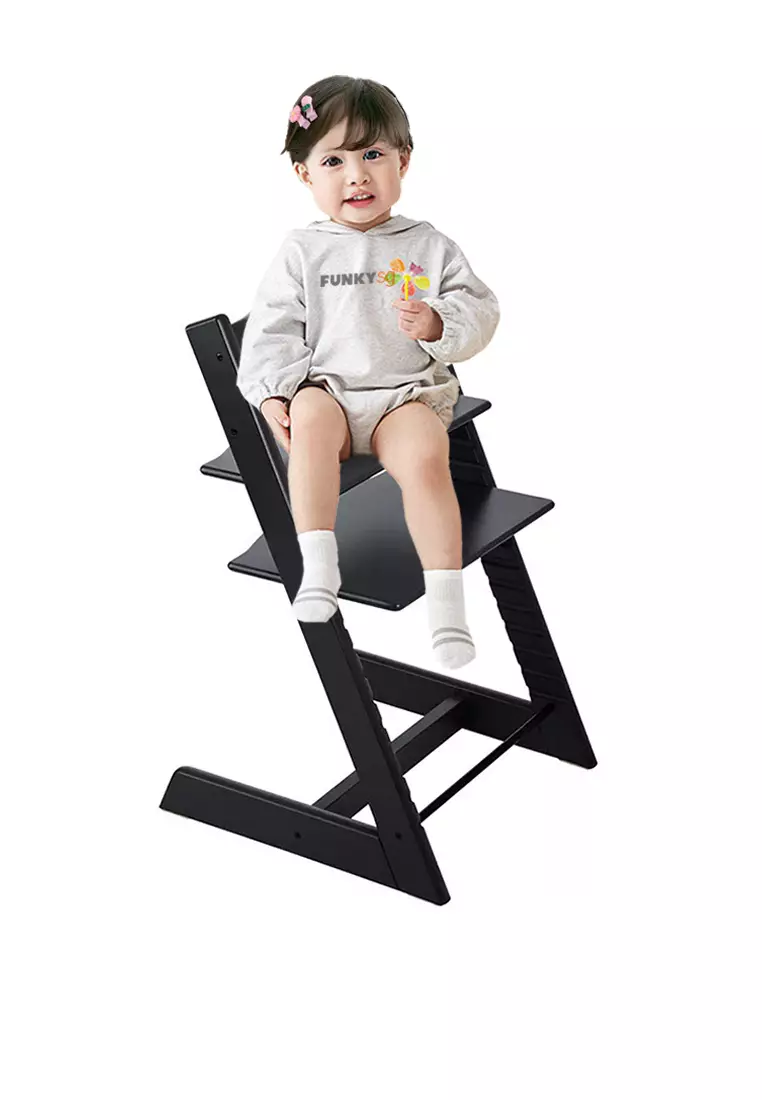 Buy FUNKY.sg Scandi Wooden Children High Chair Interchangeable Grow