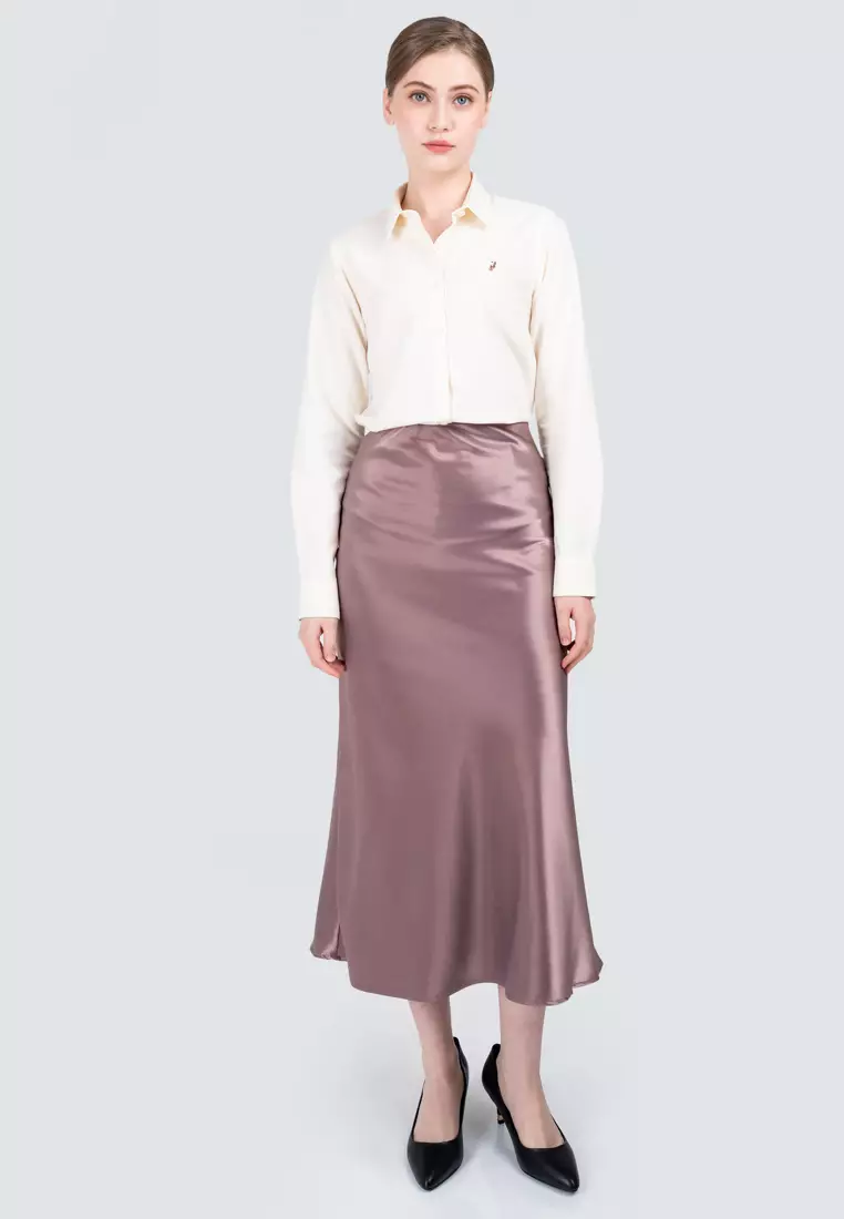 Polo Haus - Women’s Satin Slip Skirt WBLS002