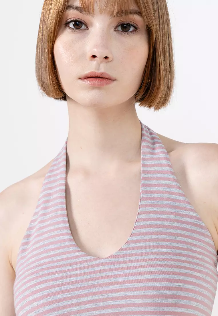 All Day V-Neck Halter Top
