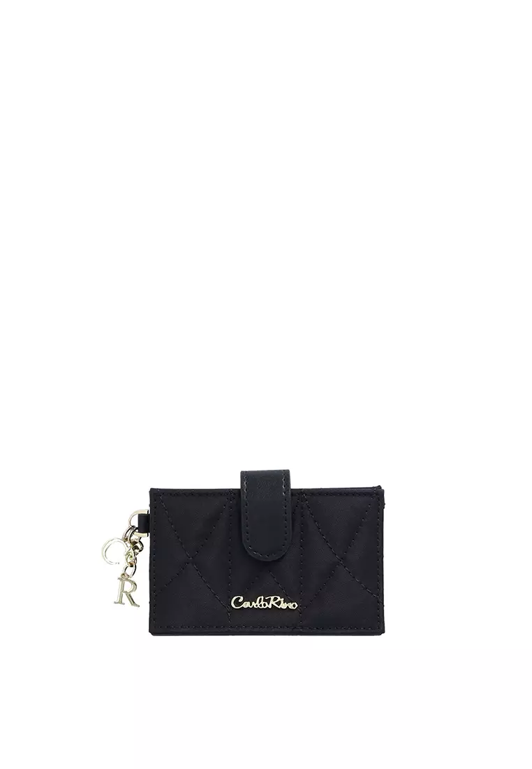 Celeste Noir Card Holder - Black