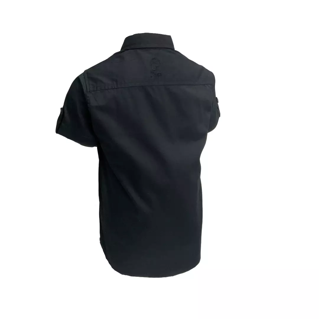 Pingu Kemeja Anak Laki Laki Polos Pendek Hitam 92205630