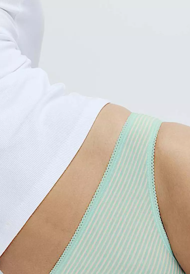 5pk Cotton Lycra Bikini Knickers