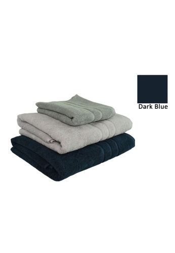 CANNON CANNON PRIME COMFORT SOLID DARK BLUE HAND TOWEL B4A6FHL9F3DAD0GS_1