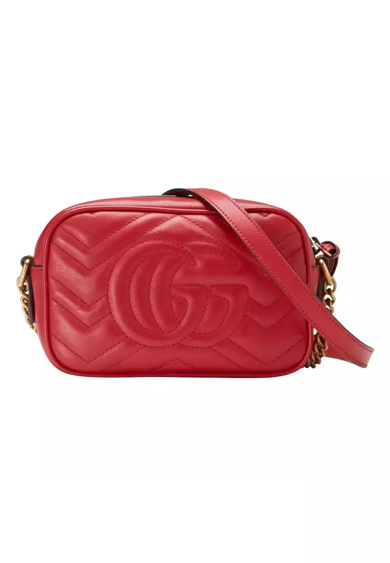 Buy Gucci Gucci Red Leather Crossbody Bag 2023 Online ZALORA Singapore