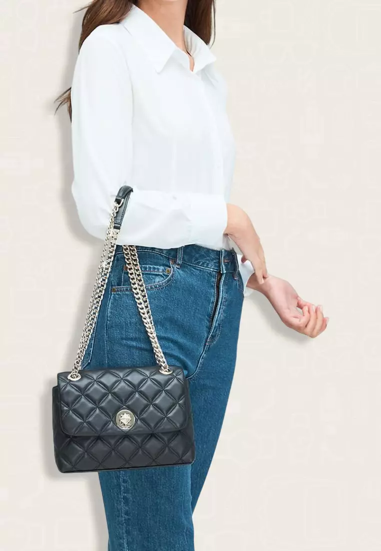 Kate Spade Natalia Small Flap Crossbody Black