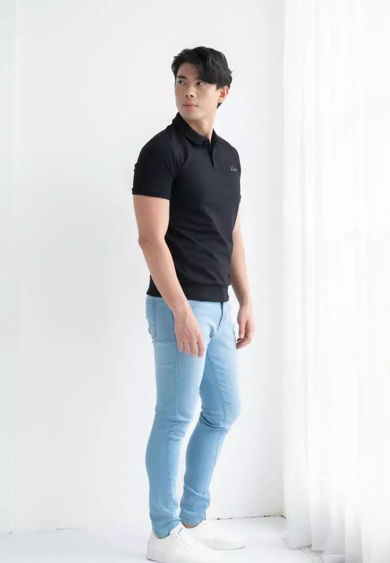 Kale HUGO BLACK / Polo Shirt Lengan Pendek Pria