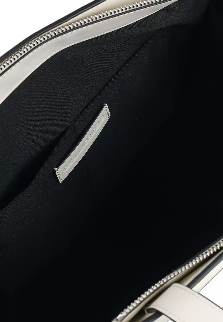Ikon K Leather Medium Tote Bag