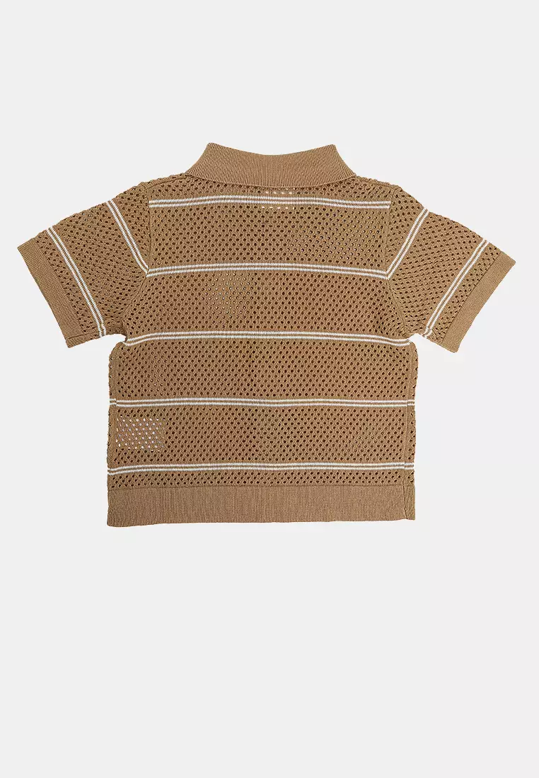 Knitted Short Sleeve Shirt