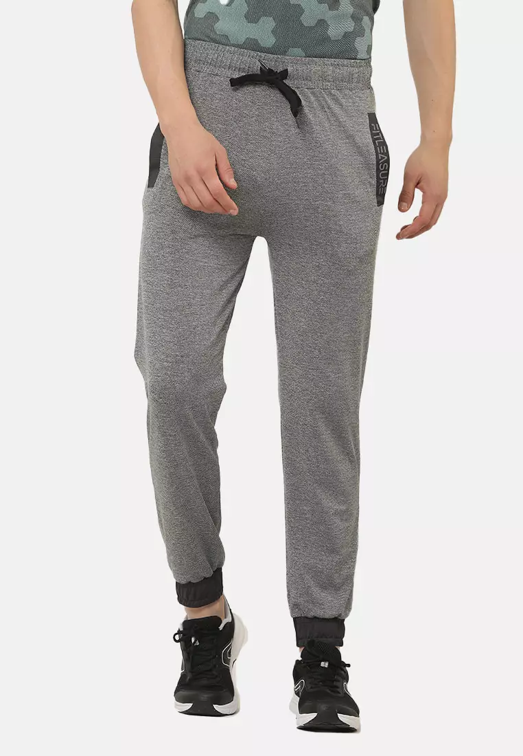 Celana Olahraga/Pelatihan Slim Fit Abu-abu