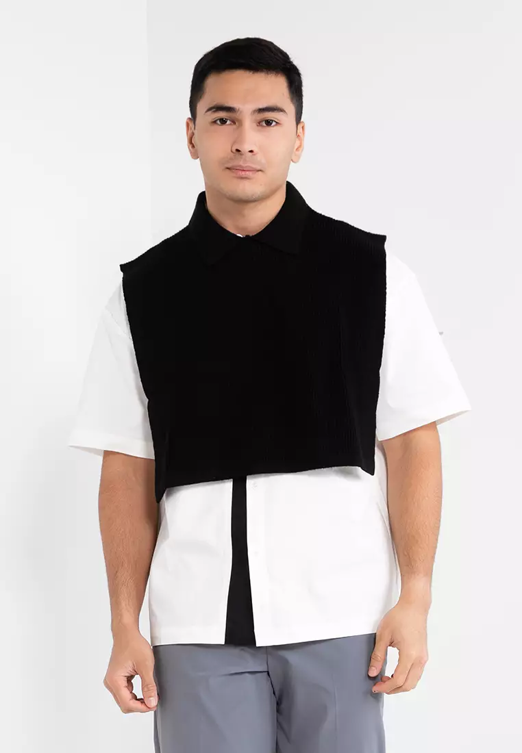 Buy URBAN REVIVO Cropped Sweater Vest 2023 Online ZALORA Philippines