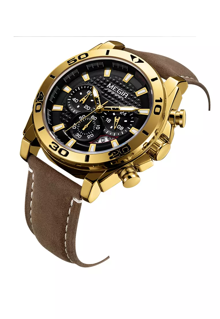 Buy Megir Japan Design Quarz Movement Megir Unisex Watch 2024