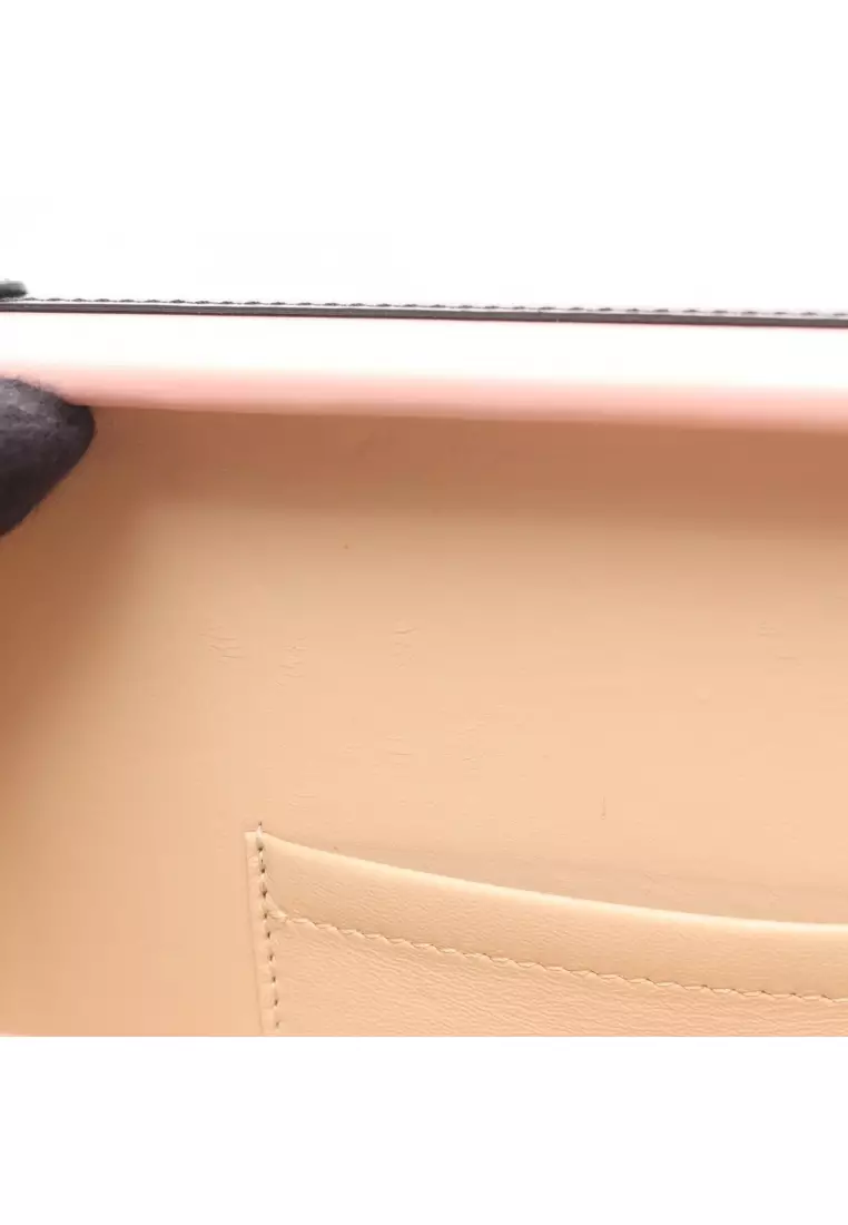 Pre-Loved Louis Vuitton Petite Malle Shoulder bag leather pink multicolor