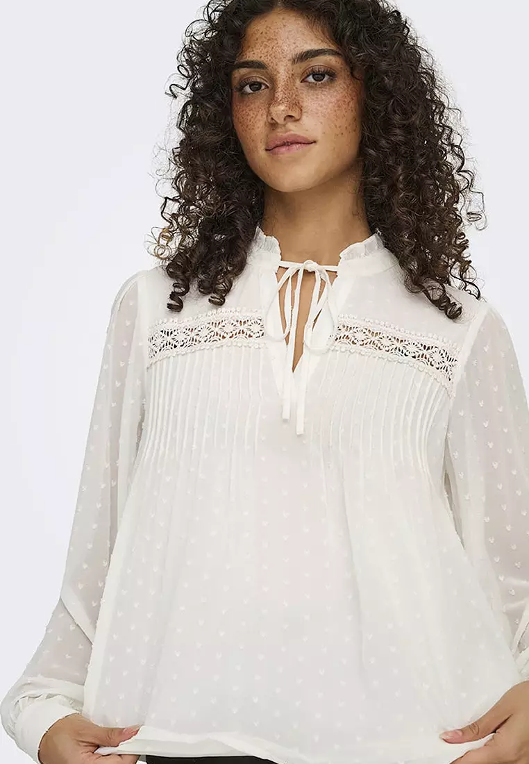 Long Sleeves Woven Top