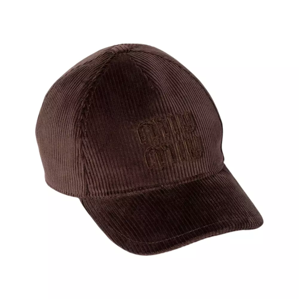 Velvet Baseball Cap Ebony