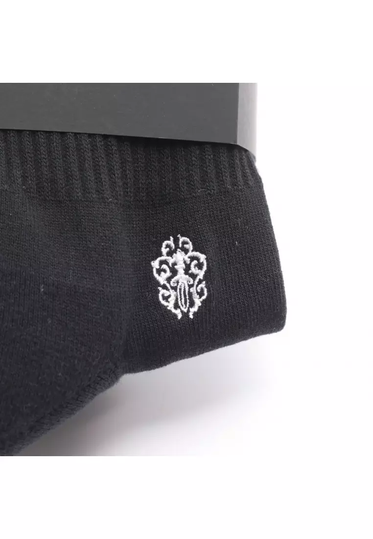 Pre-Loved Chrome Hearts SOCKS U SPORT socks socks accessory cotton black multicolor