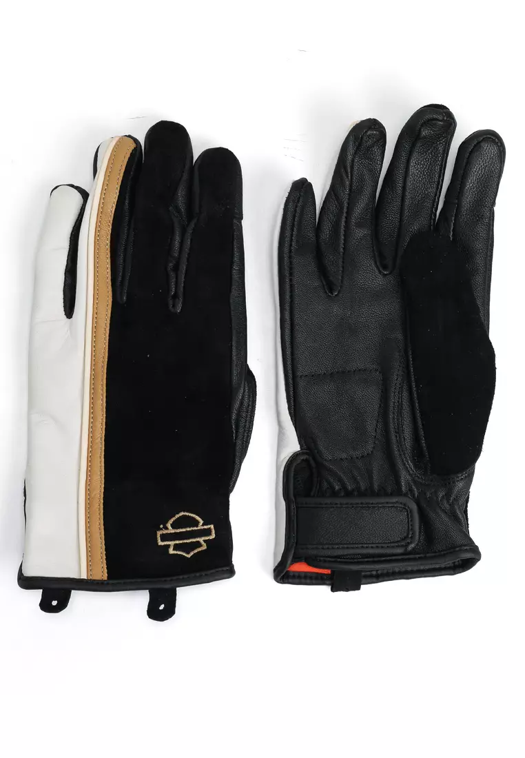 H-D® Leather Mixed Media Riding Gloves