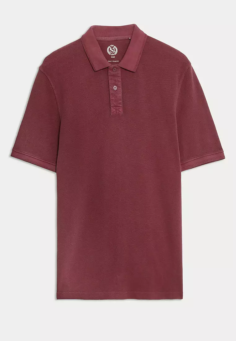 Pure Cotton Polo Shirt
