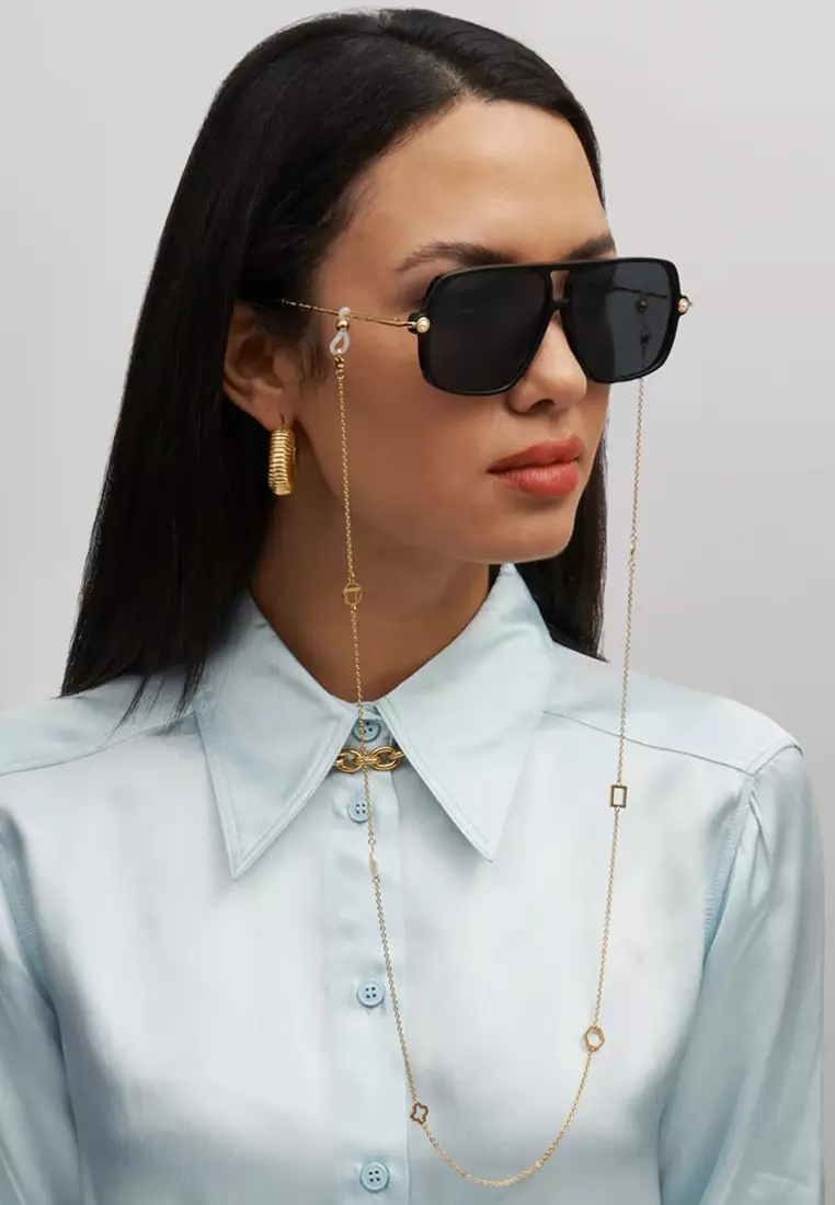 Hampstead CH-091 Necklace Gold Eyewear Chain Accessories