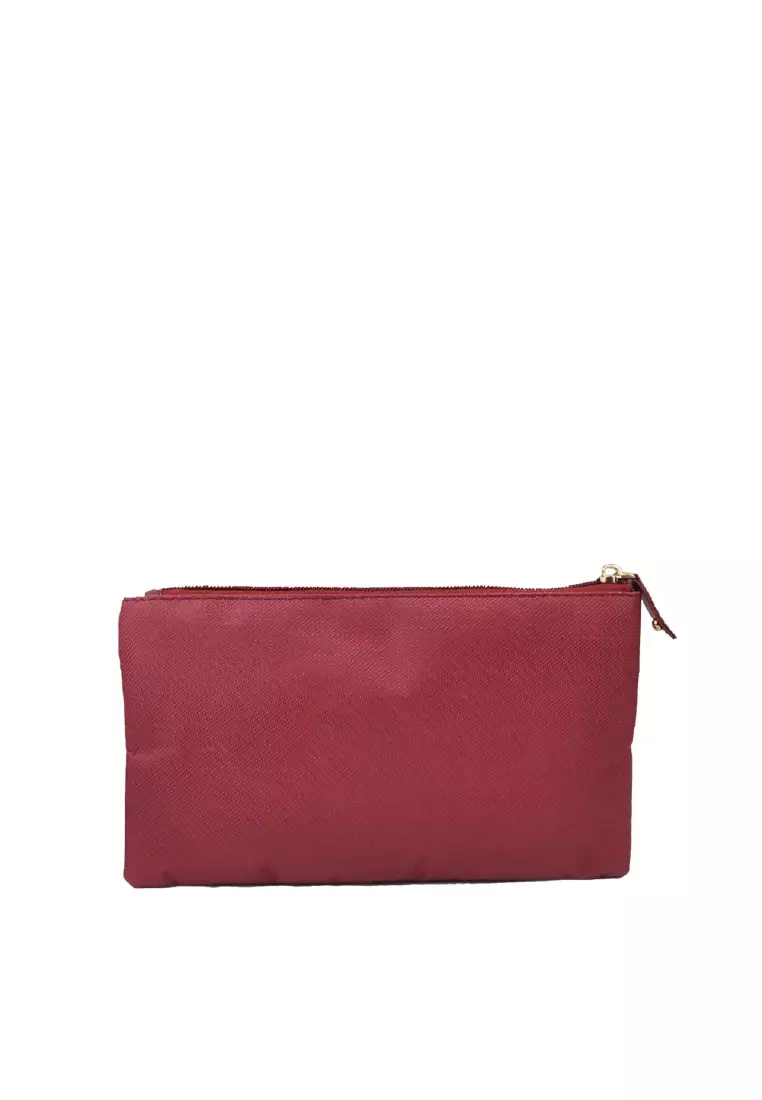 MYNT by Mayonette Two Tone Pouch - Tas Fashion Hand Bag Wanita - Maroon