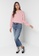 Hollister pink Cozy Crew Neck Sweater 19B33AAC950226GS_4