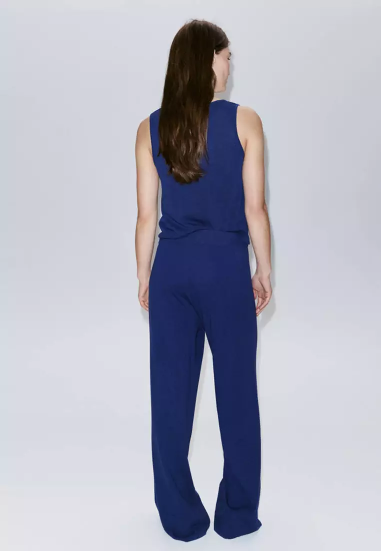 Straight-Fit Trousers With Elastic Waist