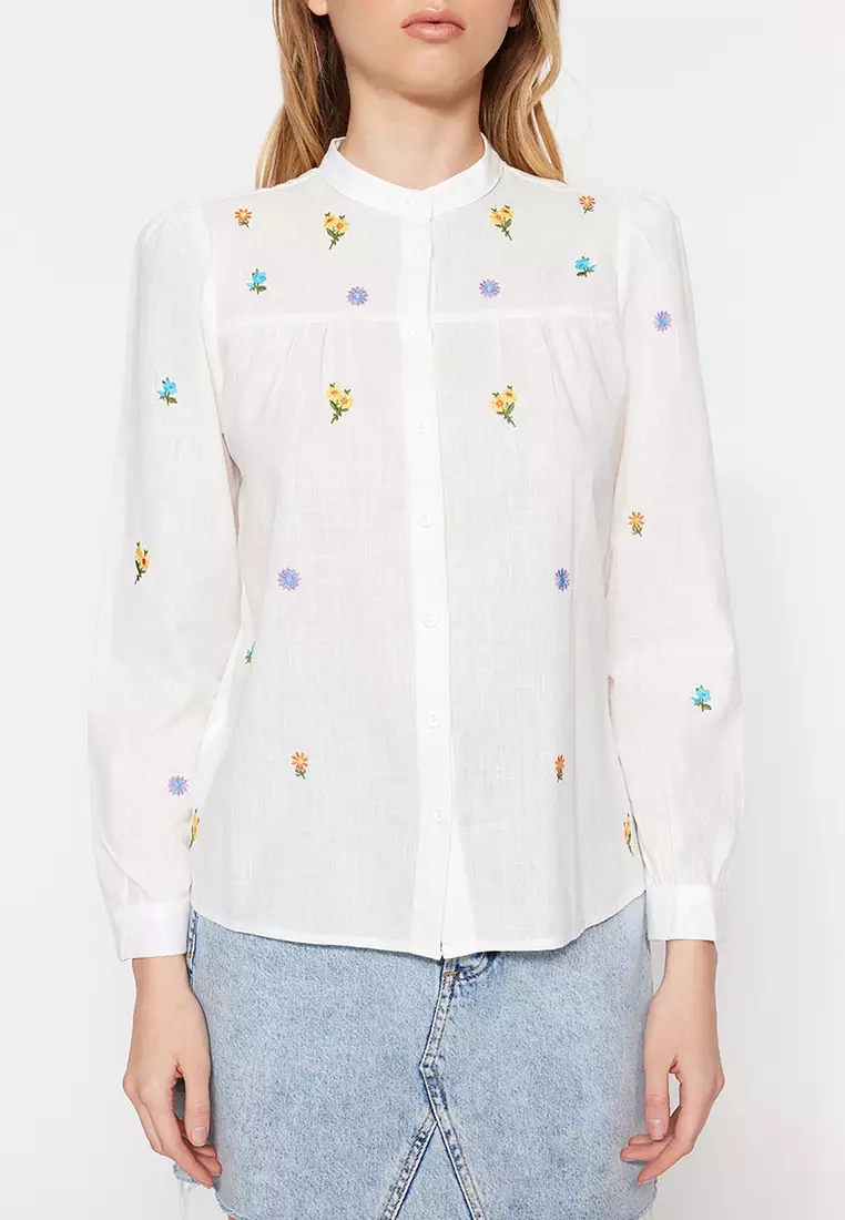 Embroidered Woven Shirt