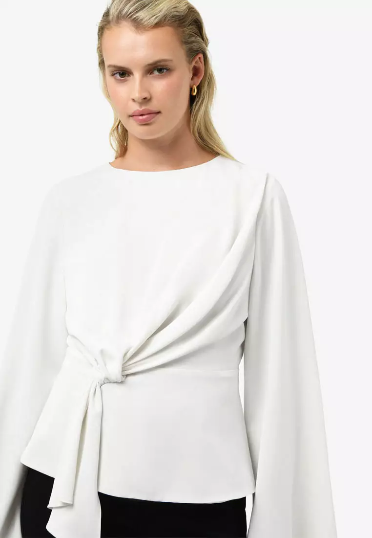 Melody Long Sleeve Draped Top