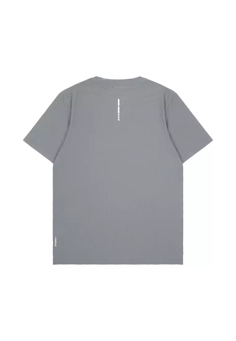 3Second Men's T-Shirt Short Sleeve Slim Fit Polyester Spandex Sporty Vaccines C070825