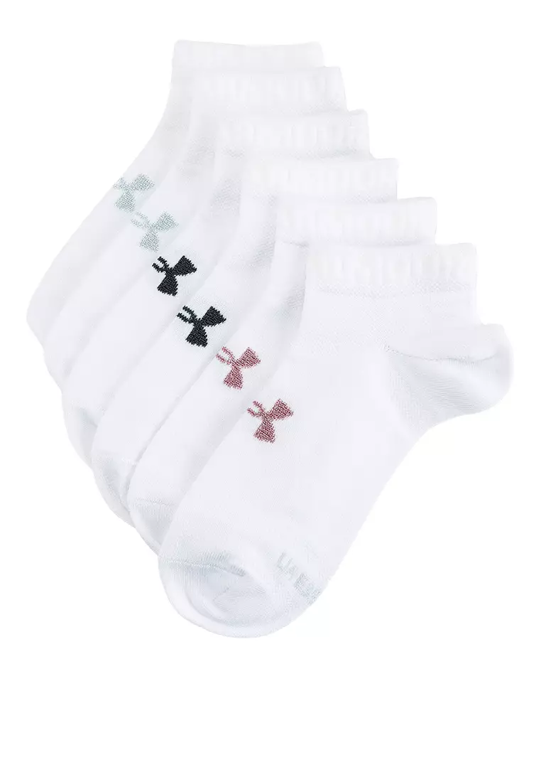 Socks Under Armour Essential Low Cut 3-Pack Socks Black/ Black