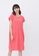 so that's me red Waffle Knit Drop Shoulder Summer Dress Watermelon Red 5F398AA190CAF3GS_6
