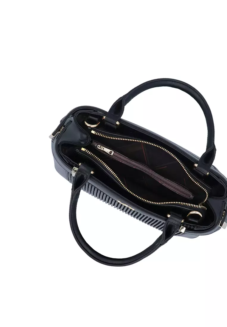 CR Livia Top Handle Bag - Black