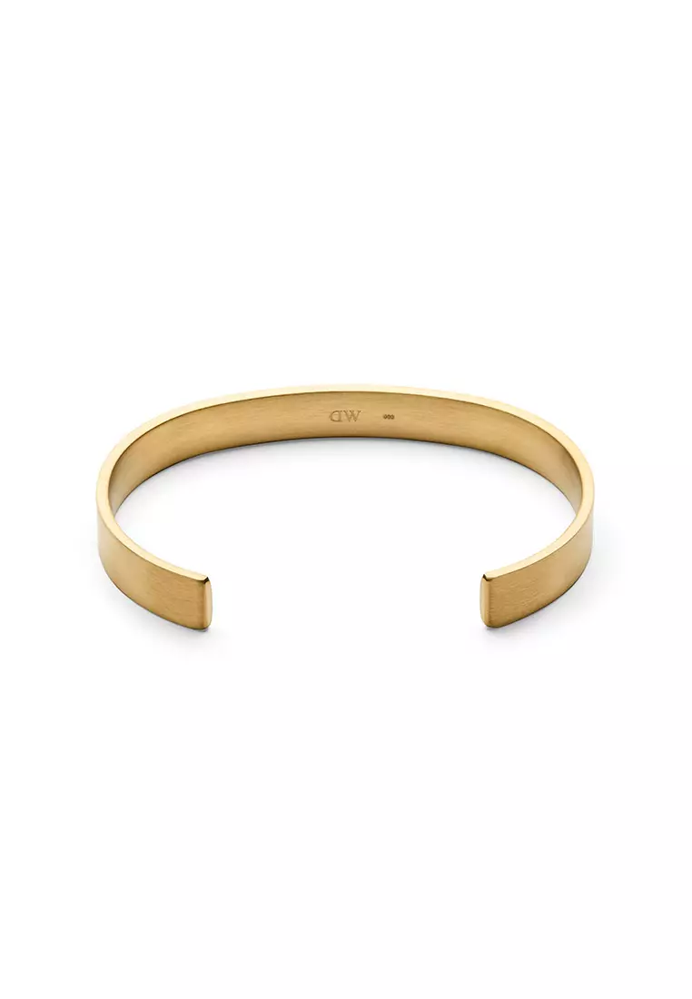 Line Cuff Brushed Gold 7mm - Unisex Bracelet for women and men stainless steel Bracelet DW Official Authentic Original gelang tangan perempuan lelaki DW