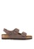 Birkenstock brown Milano Birko-Flor Nubuck Sandals BI090SH89JPQMY_1