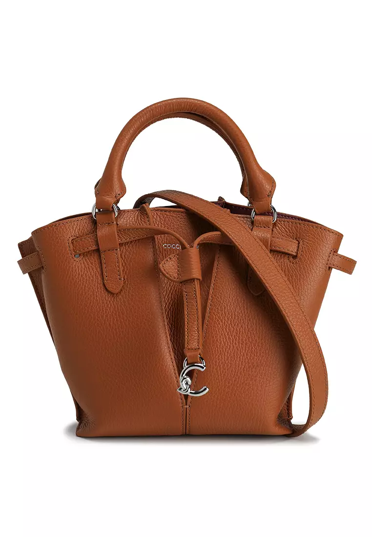ハンドバッグ Coccinelle COCCINELLE FLORES HANDBAG Coccinelle Black Flores Bag | ShopSimon