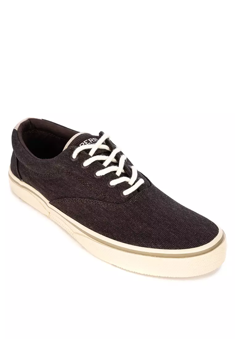 Sperry canvas deals sneakers mens