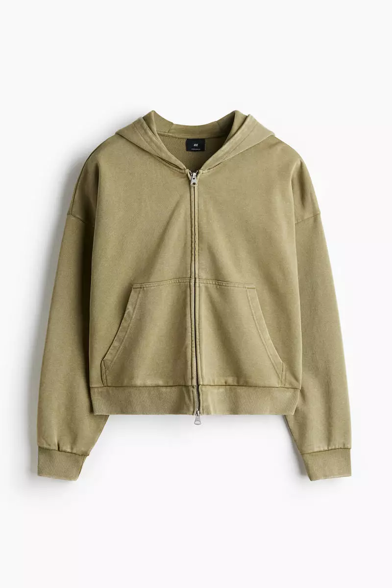 Buy H&M Oversized Fit Zip-through hoodie 2026 Online | ZALORA